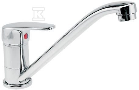 Bateria zlewozmywakowa Smile stojąca, chrom BSM4 - obrazek 1