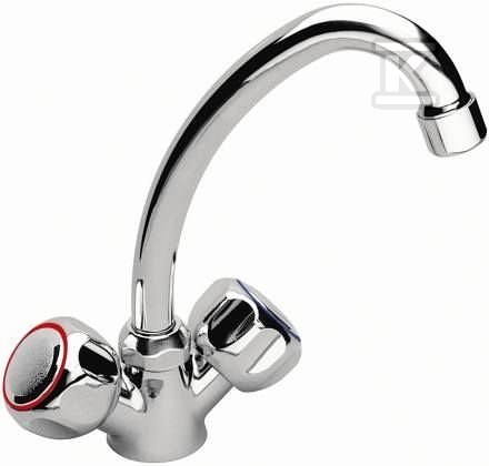Bateria umywalkowa Standard stojąca, chrom BST2 - obrazek 1