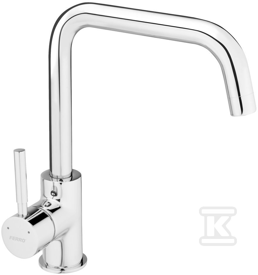 Bateria zlewozmywakowa Ratio stojąca, chrom BTI4 - obrazek 1