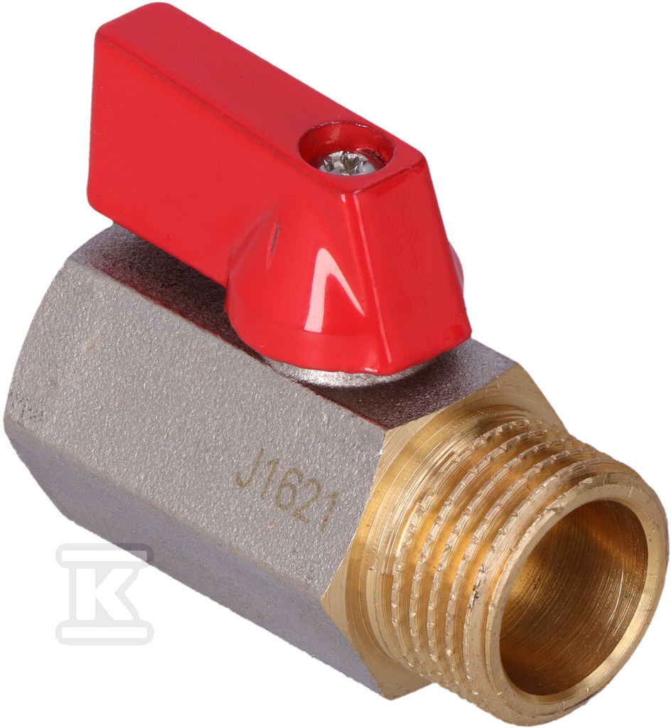 Kurek kulowy mini, nakrętno-wkrętny, 1/2 cala, F-Comfort KRN1 - obrazek 2