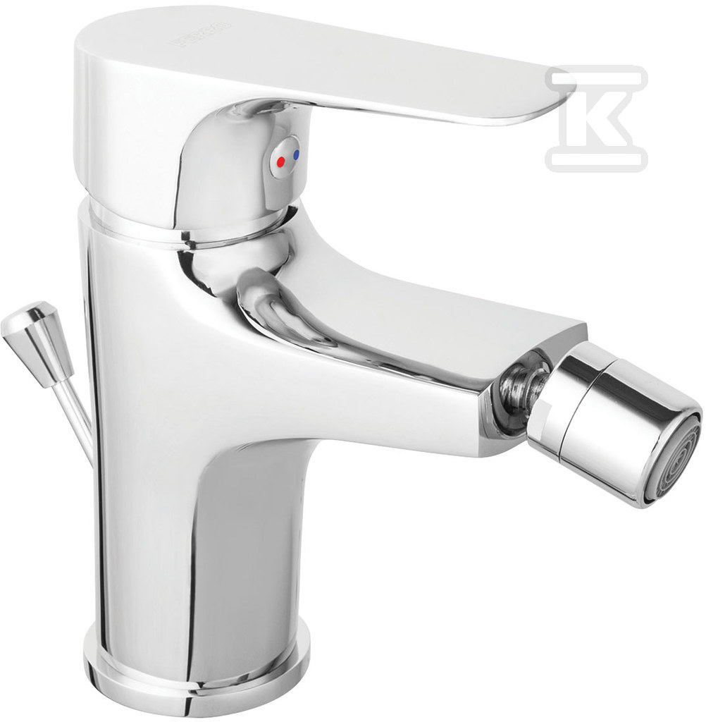 Bateria bidetowa Tiga Verdeline stojąca, chrom BTG6VL - obrazek 1