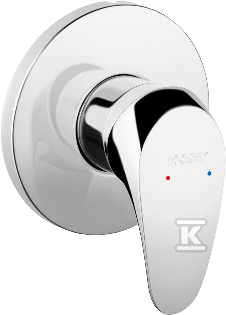 Bateria Ferro One podtynkowa 1-Funkcyjna, chrom BFO7PA - obrazek 1