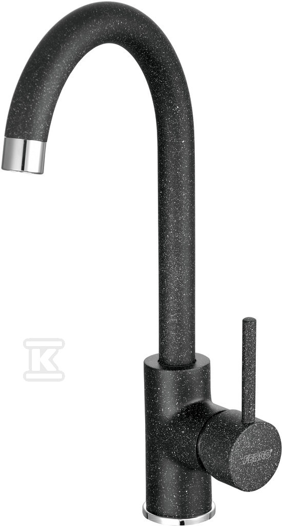 Bateria zlewozmywakowa Freya stojąca, grafit BFR41B - obrazek 1