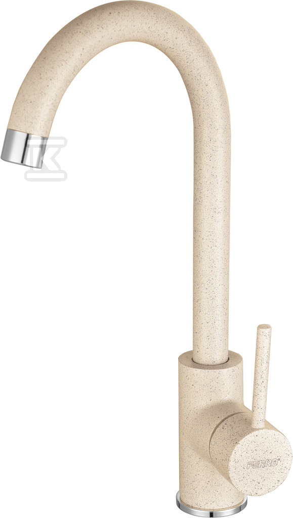 Bateria zlewozmywakowa Freya stojąca, piasek BFR41S - obrazek 1