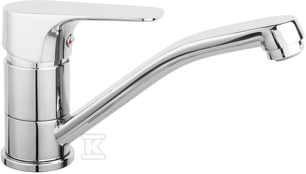 Bateria umywalkowa Tiga Verdeline, z obrotową wylewką, chrom BTG2AVL - obrazek 1