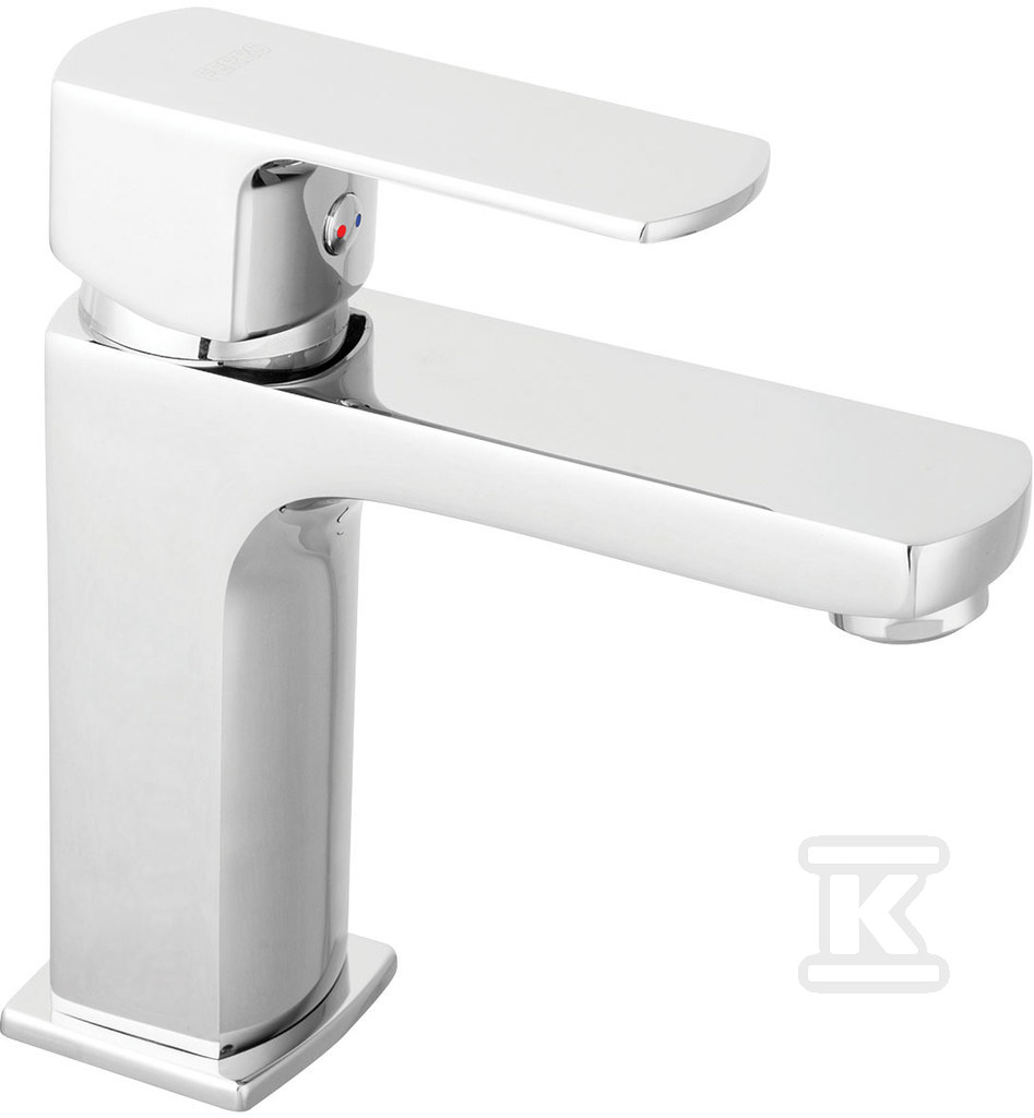 Bateria umywalkowa Alba Verdeline stojąca, chrom BLB2VL - obrazek 1