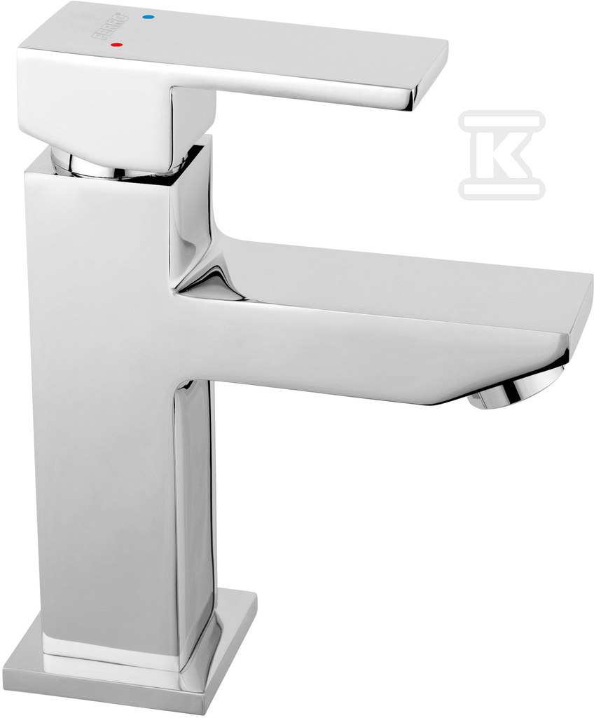 Bateria umywalkowa Zicco, stojąca, chrom BZI2 - obrazek 1