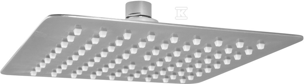 Deszczownica Slim głowica talerzowa kwadratowa 20 cm, chrom DSN04 - obrazek 1