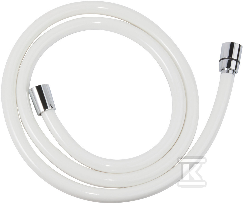 Wąż prysznicowy 150 cm, PVC, biały W42 - obrazek 1