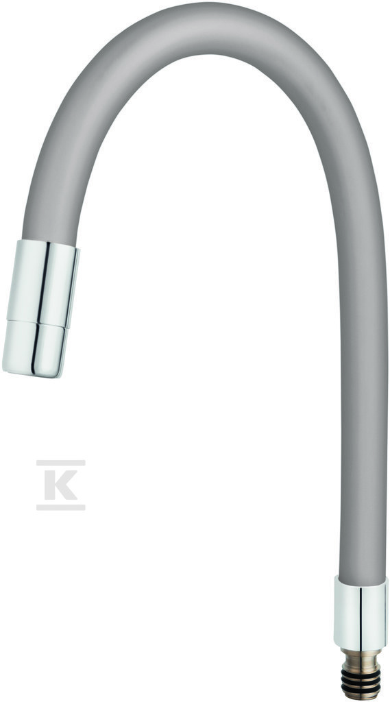 Wylewka Elastico do baterii zlewozmywakowej, srebrna W100S-B - obrazek 1