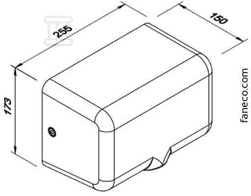 Suszarka do rąk 1350 W PASSAT H D1350SCBH - obrazek 3