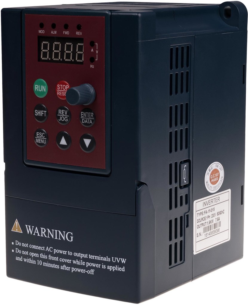 Falownik do silników jednofazowych, Pmax=1,5kW, Uwej=230V FA-1F015 - obrazek 2