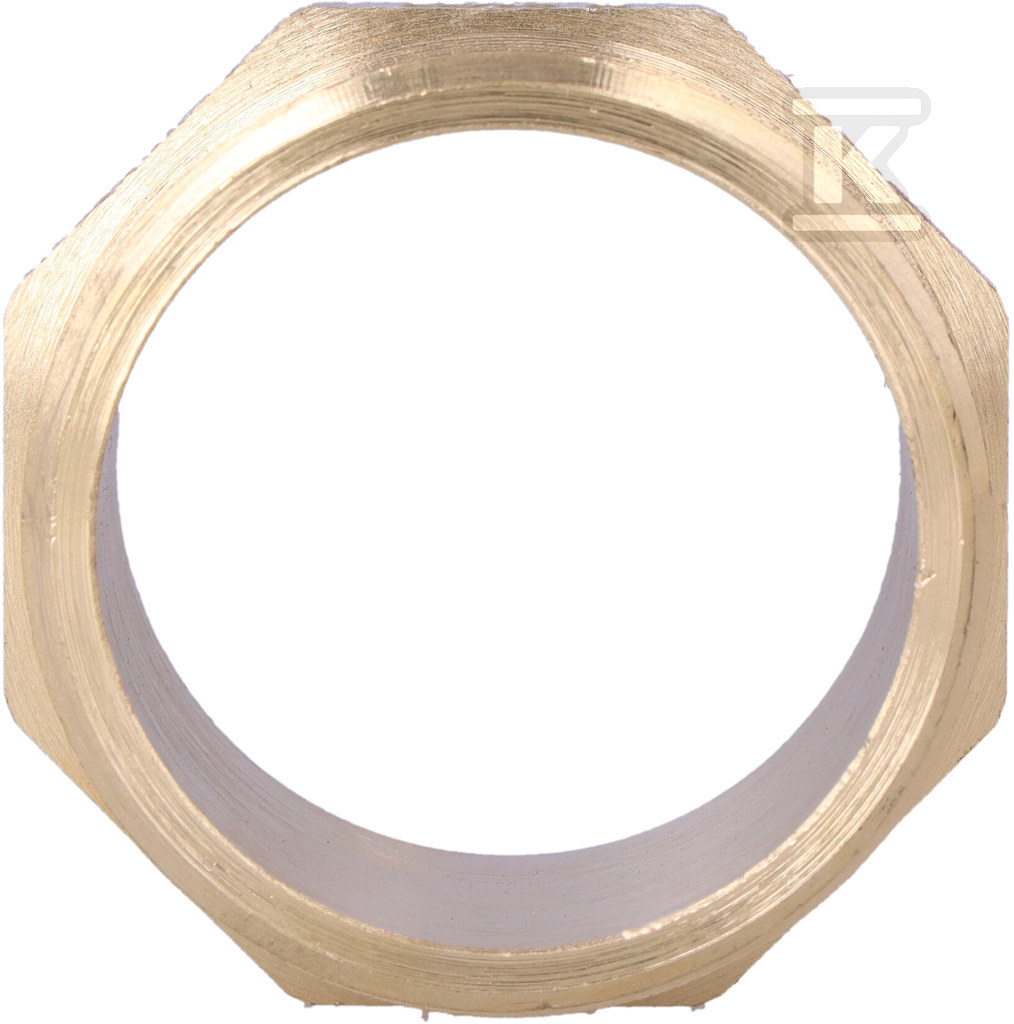 Nypel mosiężny 6/4" żółty N07Z - obrazek 3