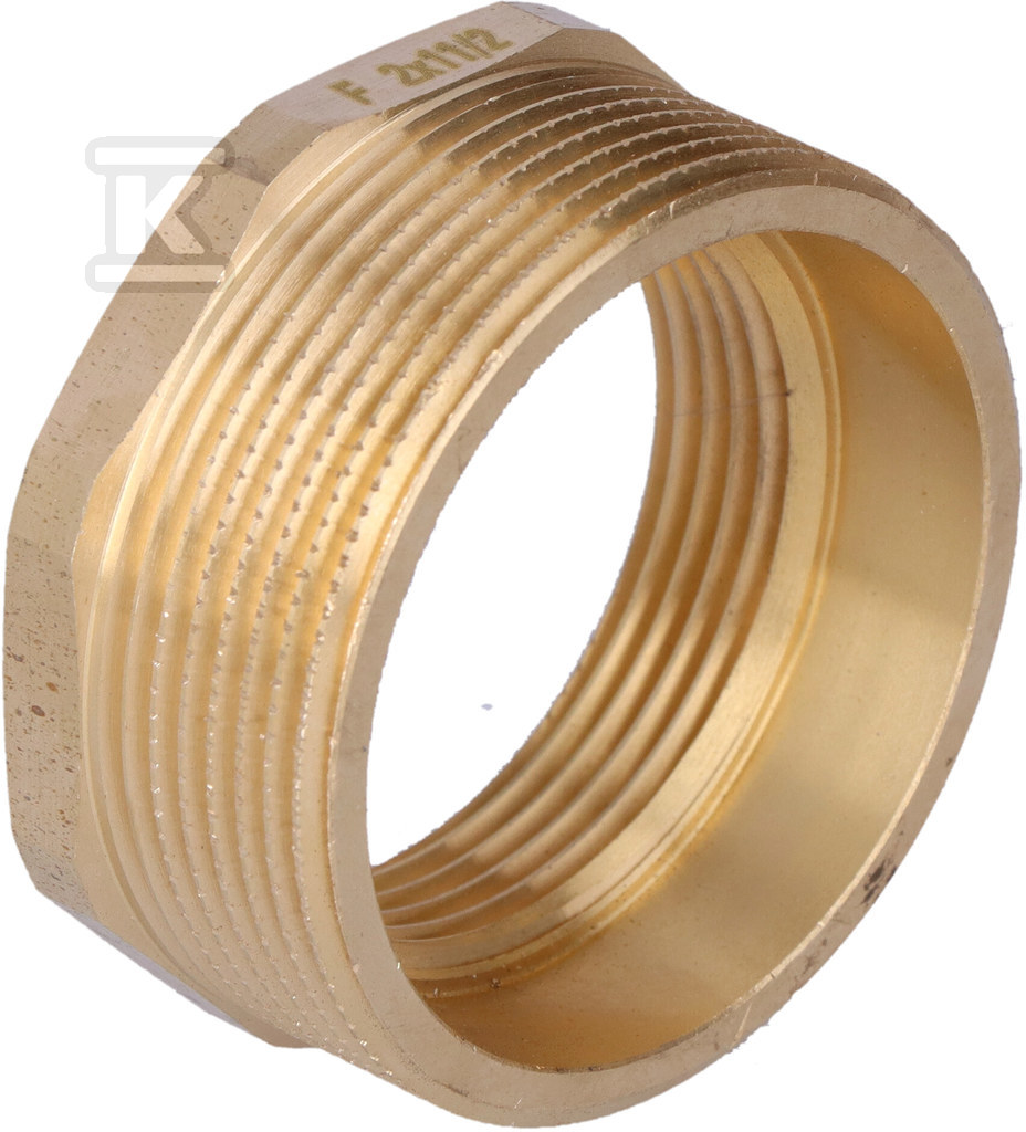 Redukcja mosiężna 2"x6/4" żółta R12Z - obrazek 2