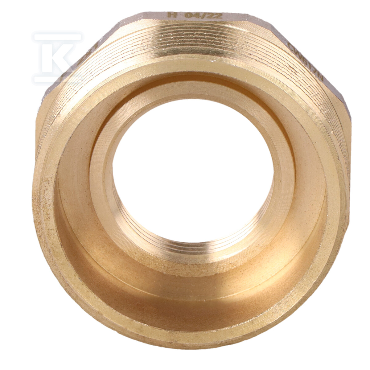 Redukcja mosiężna 2"x1" żółta R10Z - obrazek 3