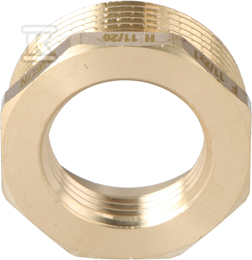 Redukcja mosiężna 6/4"x1" żółta R07Z - obrazek 3