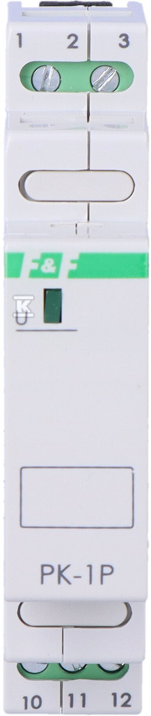 Przekaźnik elektromagnetyczny PK-1P 12V AC/DC, styk: 1P I=16A, 1 moduł PK-1P-12V - obrazek 3