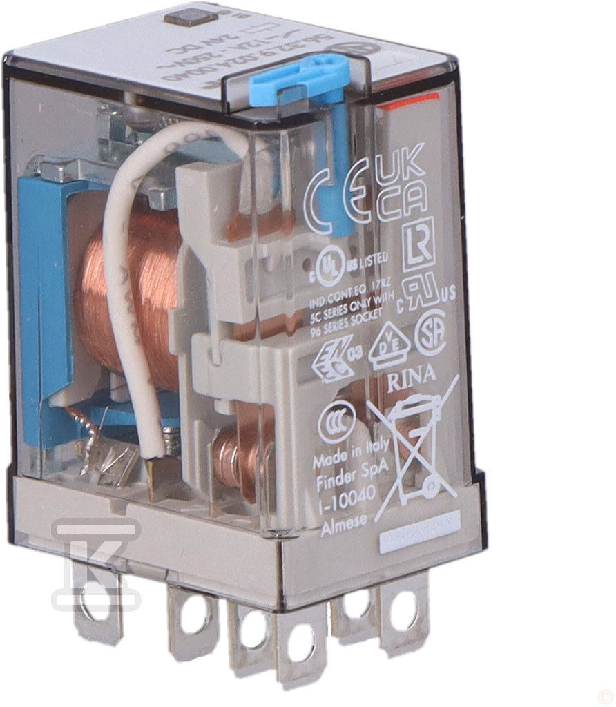 Przekaźnik 2P 12A 24V DC 56.32.9.024.0040 - obrazek 2