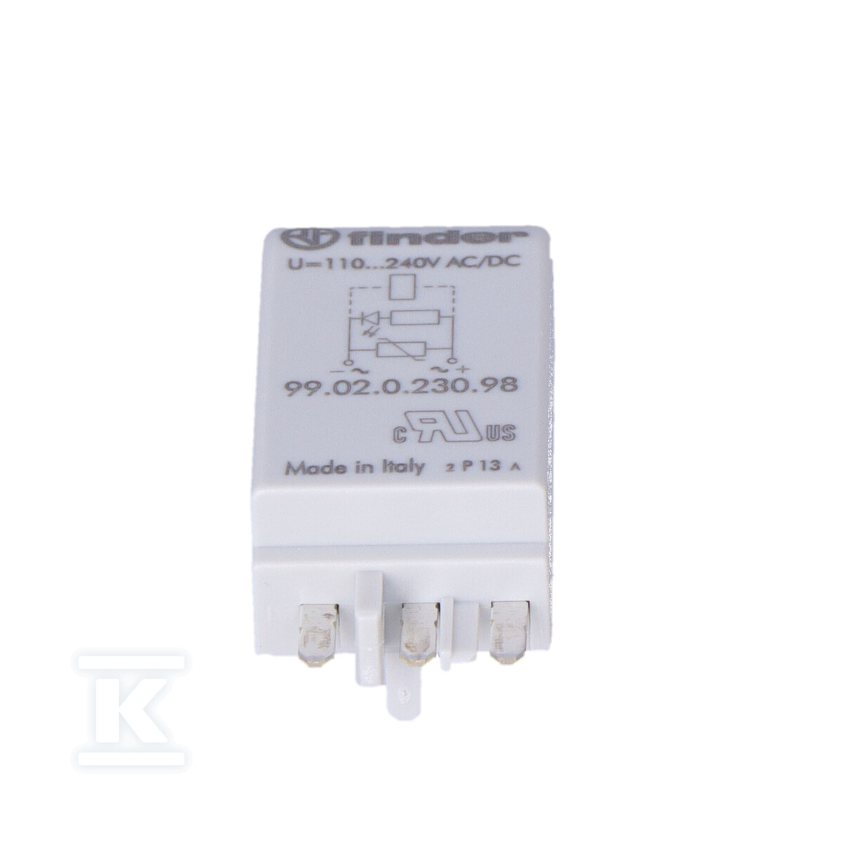 Moduł EMC, LED zielony+warystor 110-240VAC/DC 99.02.0.230.98 - obrazek 3