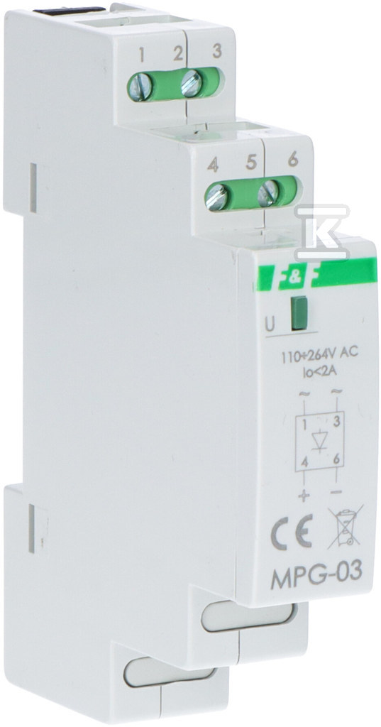 Mostek prostowniczy MPG-03 230V MPG-03-230V - obrazek 2