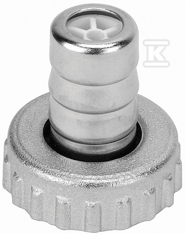 Końcówka z nakrętką do zaworu czerpalnego 1″ K46