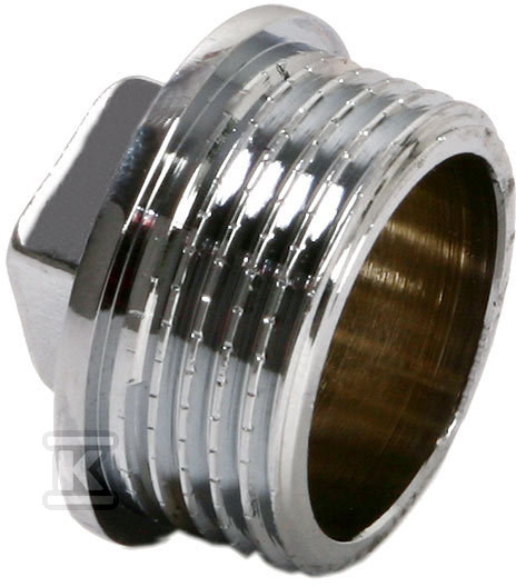 Korek mosiężny 3/4" chrom KOR4C - obrazek 1