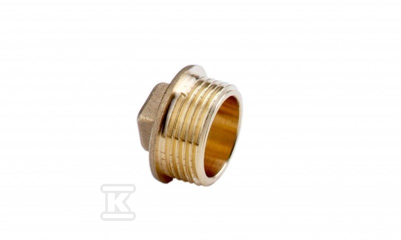 Korek mosiężny 3/4" żółty KOR4Z - obrazek 1