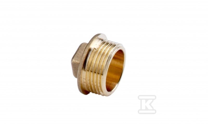 Korek mosiężny 5/4" żółty KOR6Z - obrazek 1