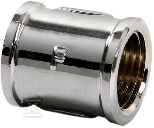 Mufa mosiężna 3/8" chrom M01C - obrazek 1