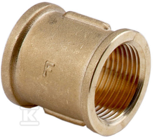 Mufa mosiężna 3/8" żółta M01Z - obrazek 1