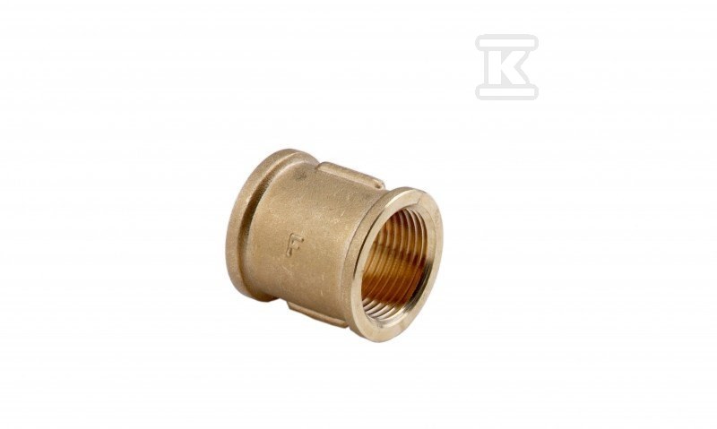 Mufa mosiężna 2" żółta M07Z - obrazek 1