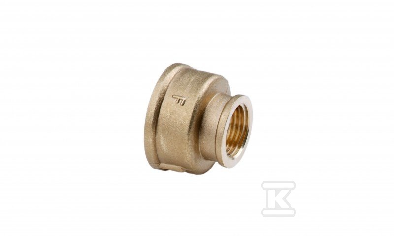 Mufa redukcyjna mosiężna 2"x6/4" żółta M17Z - obrazek 1