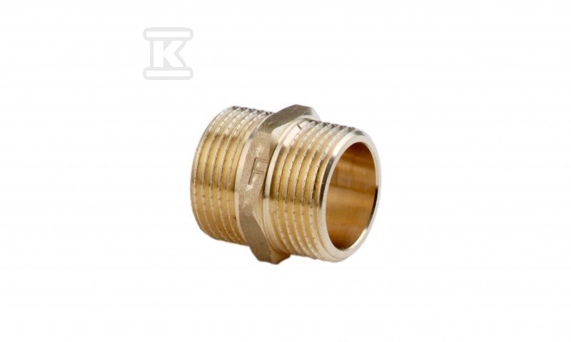 Nypel mosiężny 6/4" żółty N07Z - obrazek 1