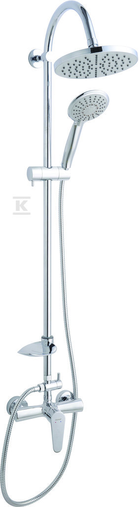 Zestaw prysznicowy Algeo NP71 z baterią BAG7U NP71-BAG7U - obrazek 1
