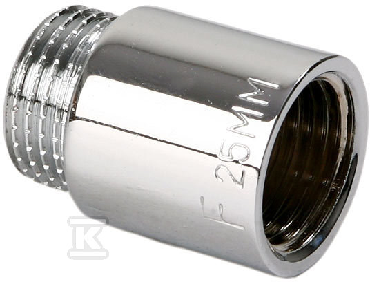 Przedłużka mosiężna 3/4" 10 mm chrom P110C - obrazek 1