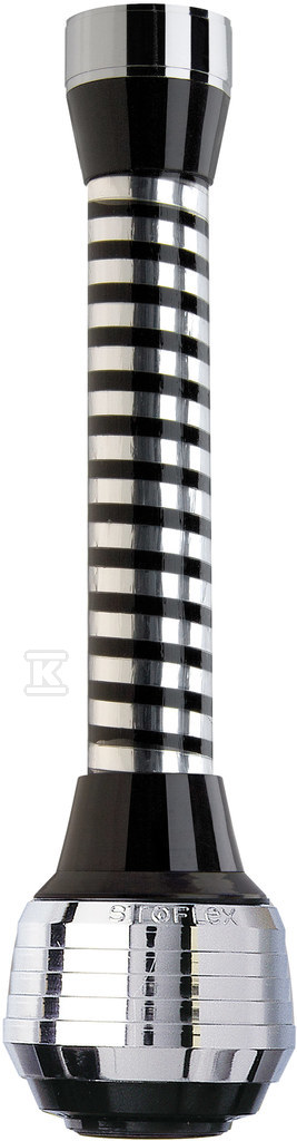 Regulator strumienia długi do baterii kuchennych, uniwersalny (M22 / M24), 2F, czarny-chrom P1314-W - obrazek 1