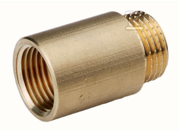Przedłużka mosiężna 3/4" 40 mm żółta P140Z - obrazek 1