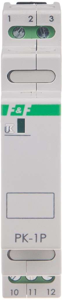 Przekaźnik elektromagnetyczny PK-1P 230V AC, styk: 1P I=16A, 1 moduł PK-1P-230V - obrazek 1