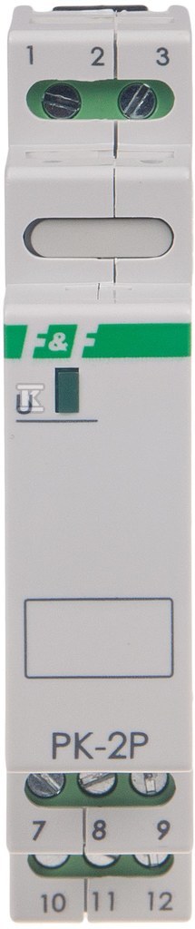 Przekaźnik elektromagnetyczny PK-2P 24V AC/DC, styk: 2P I=2x8A, 1 moduł PK-2P-24V - obrazek 1