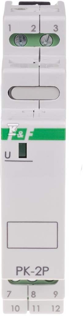 Przekaźnik elektromagnetyczny PK-2P 48 V Un=48V AC/DC Io<2x8A montaż na szynie TH-35 PK-2P-48V - obrazek 1