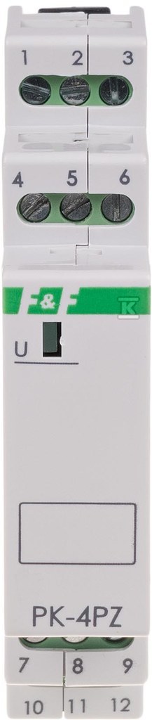 Przekaźnik elektromagnetyczny PK-4PZ 48V 48V AC/DC styk: 2P I=2x8A 2Z I=2x8A 1 moduł PK-4PZ-48V - obrazek 1