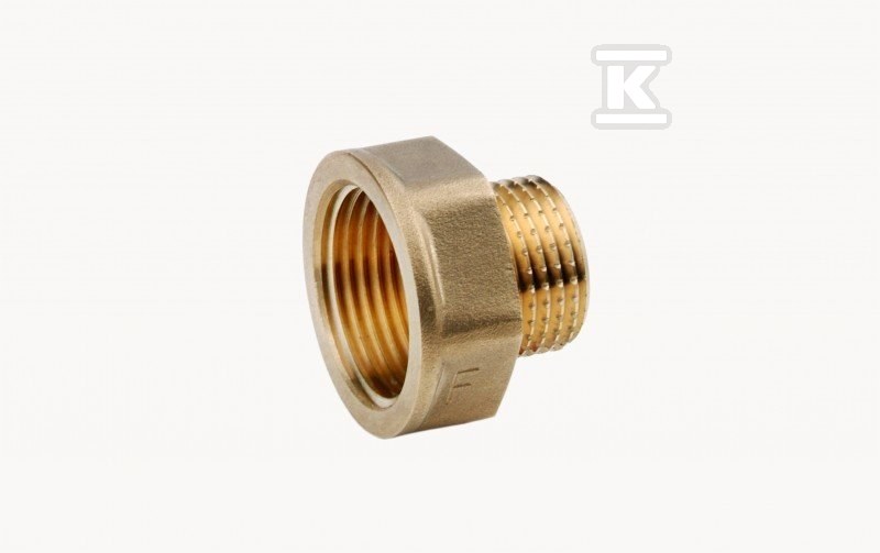 Redukcja 3/8"x1/4" nakrętno-wkrętna żółta RN01Z - obrazek 1
