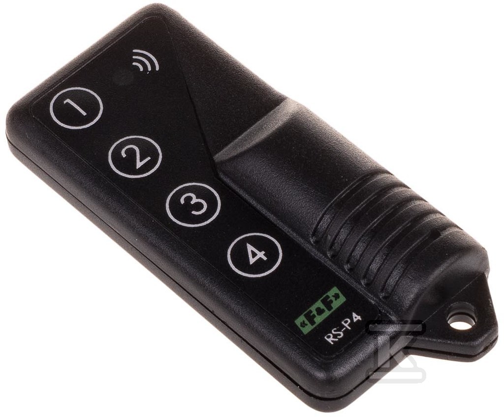Przekaźnik sterowania radiowego RS-P4 nadajnik - pilot czteroprzyciskowy - obrazek 3