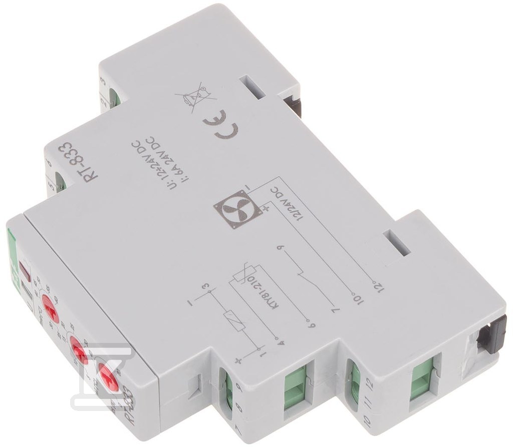 Regulator temperatury z regulacją prędkości obrotowej wentylatora, RT-833 - obrazek 2