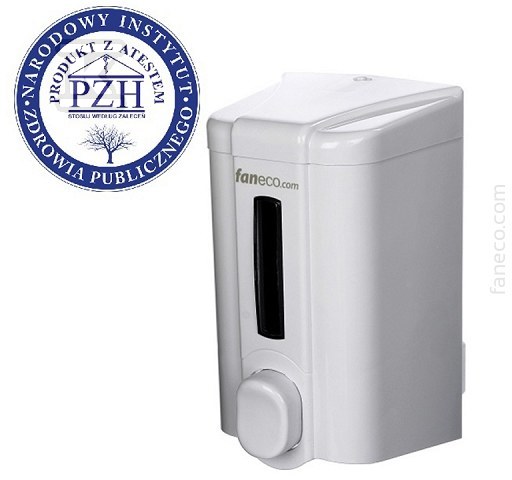 Dozownik mydła w płynie 0,5l ECO S500PGW - obrazek 2