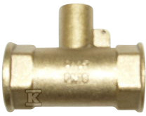Trójnik mosiężny 1/2"x1/4" SGT1 - obrazek 1
