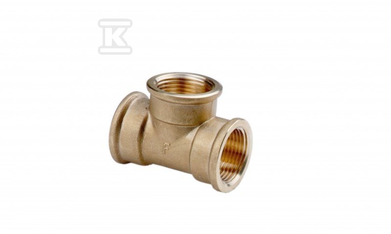 Trójnik mosiężny 3/8" żółty T01Z - obrazek 1