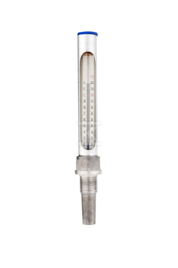 Termometr do c.o. prosty 1/2 cala 150°C AL TK12150