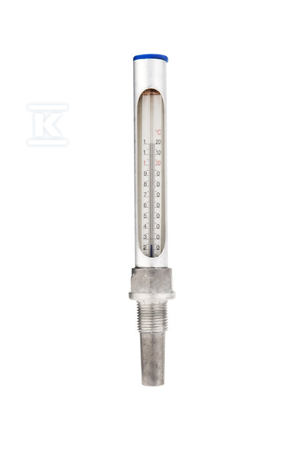 Termometr do c.o. prosty 3/4 cala 100°C AL TK34100