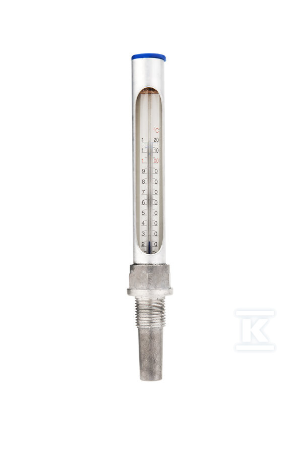 Termometr do c.o. prosty 3/4 cala 150°C AL TK34150